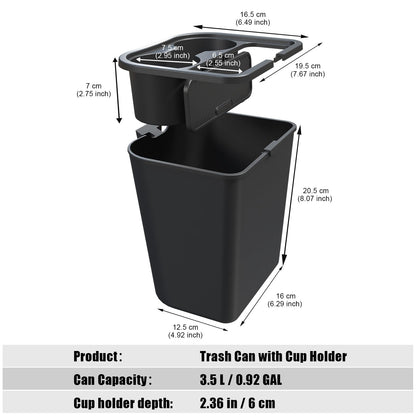 Mabett Trash Can for Ford Maverick 2022-2026