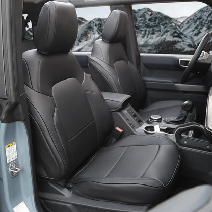 Mabett Seat Cover Protector with Rear Cup Holder for Ford Bronco 2021-2026